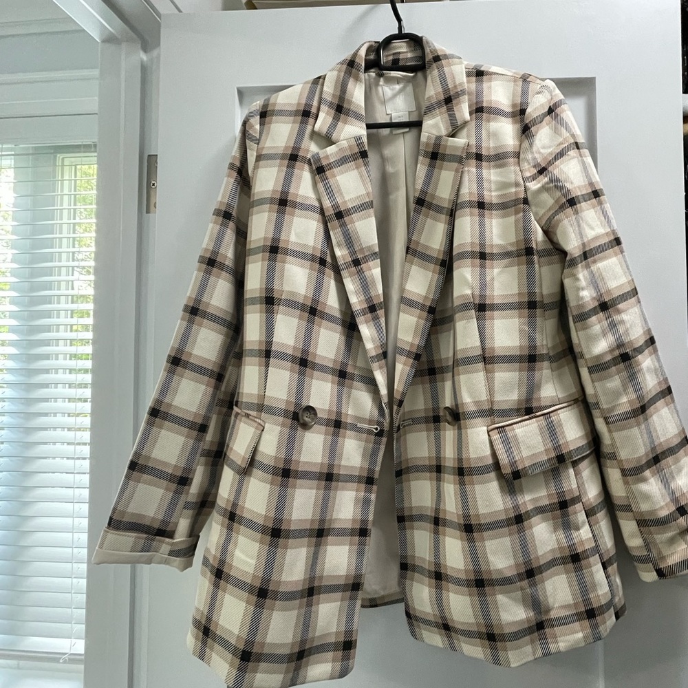 Plaid blazer